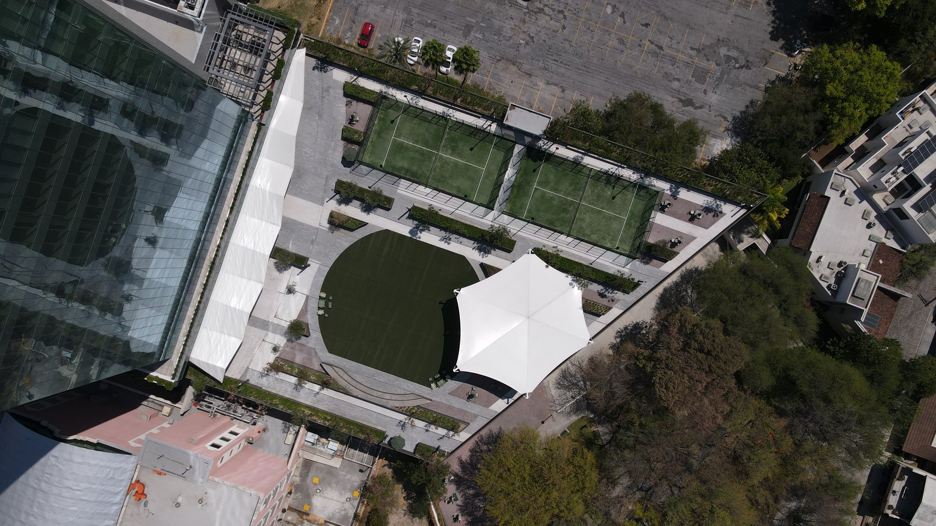 Cancha de pádel techada — CDMX